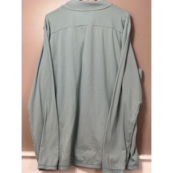 NWOT Glyder Striped 1/4 Zip Up Tahoe AirFlex Long Sleeve Shirt Men's XL - Picture 12 of 13
